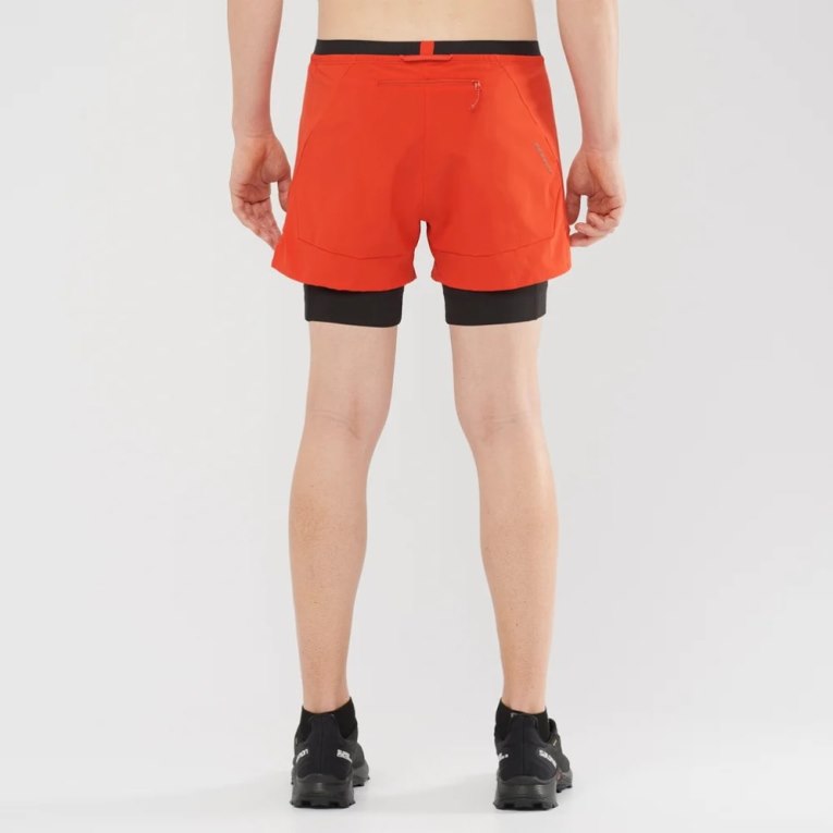 Calções Salomon Cross 2in1 Masculino Laranja | PT U82097